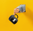 Kitty Cat Black Coffee Mug