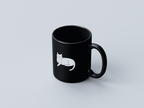 Kitty Cat Black Coffee Mug