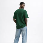 Tokyo 1980 Men Oversized T-shirt Pure Cotton - GREEN
