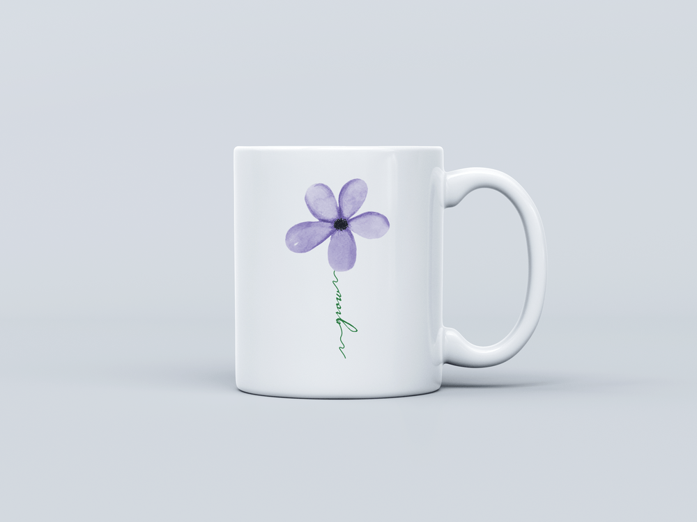 Myrtle White Coffee Mug