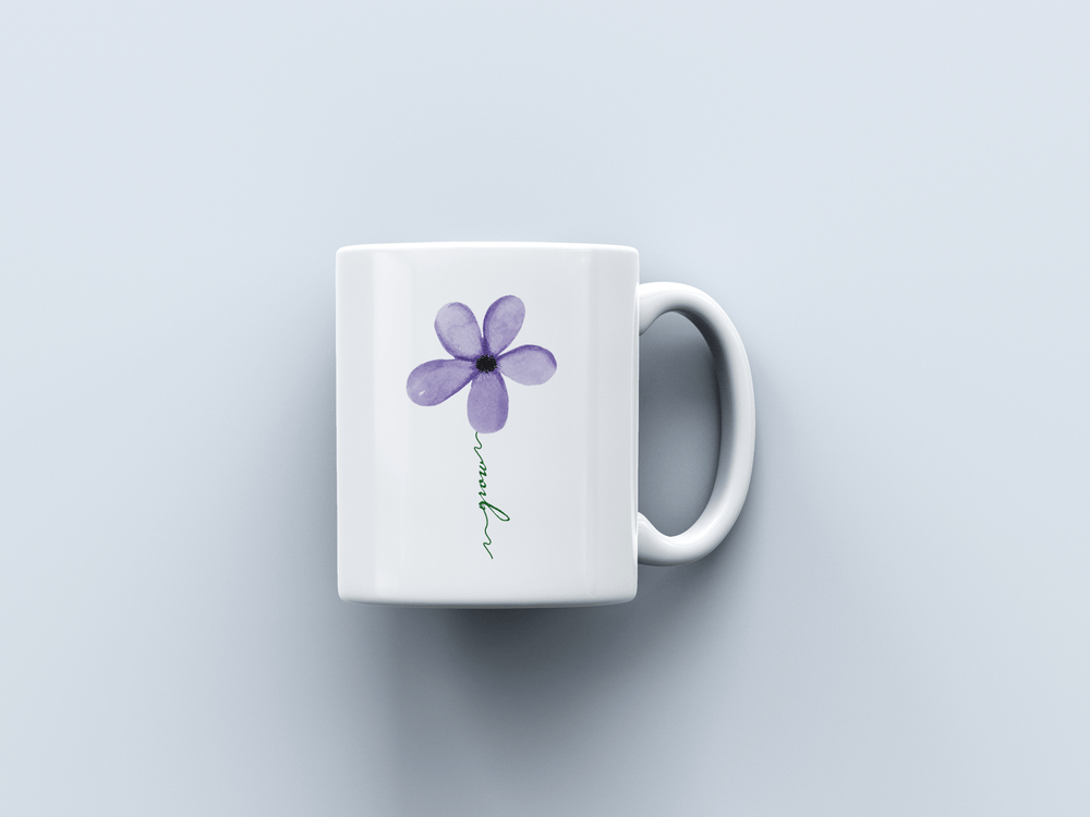 Myrtle White Coffee Mug