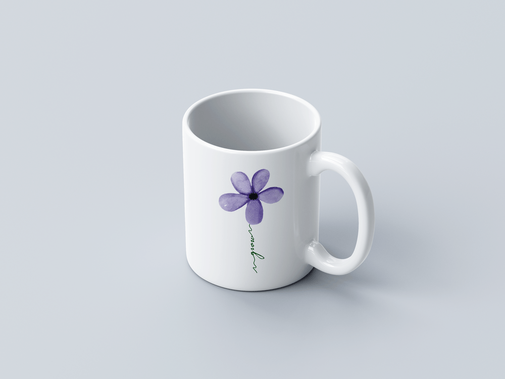Myrtle White Coffee Mug