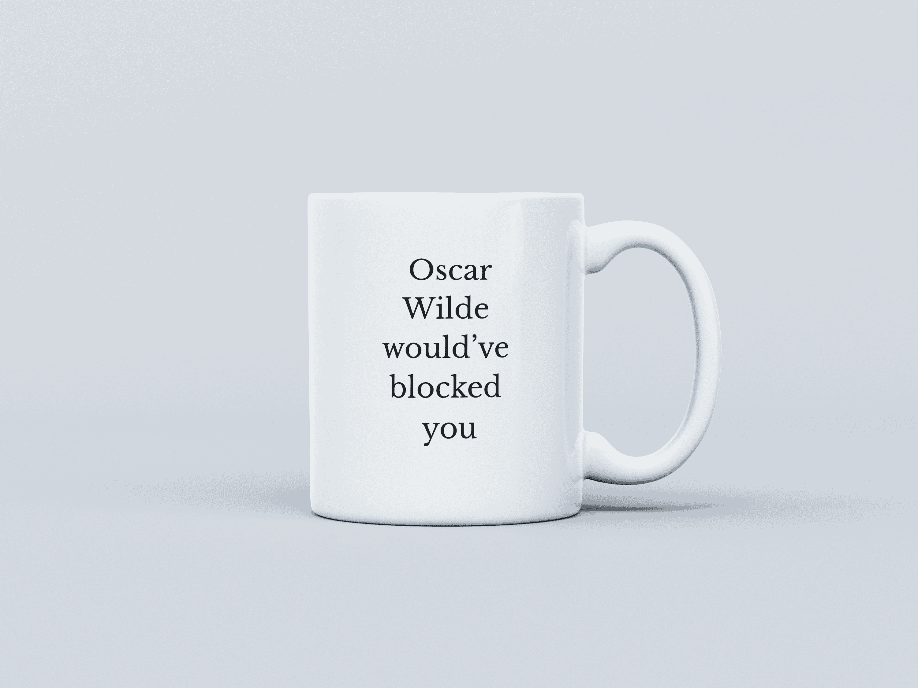 Oscar Wilde White Coffee Mug