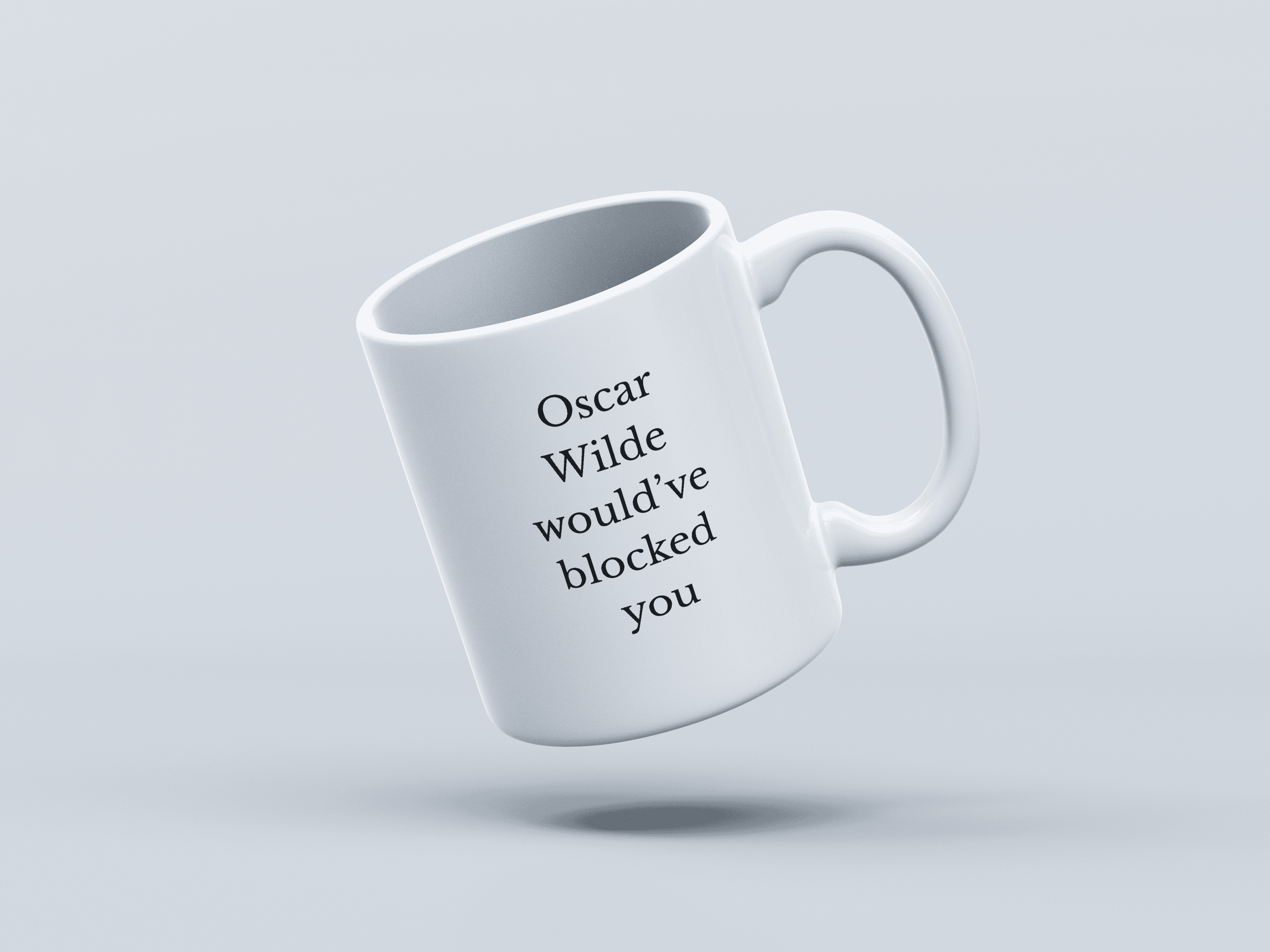 Oscar Wilde White Coffee Mug