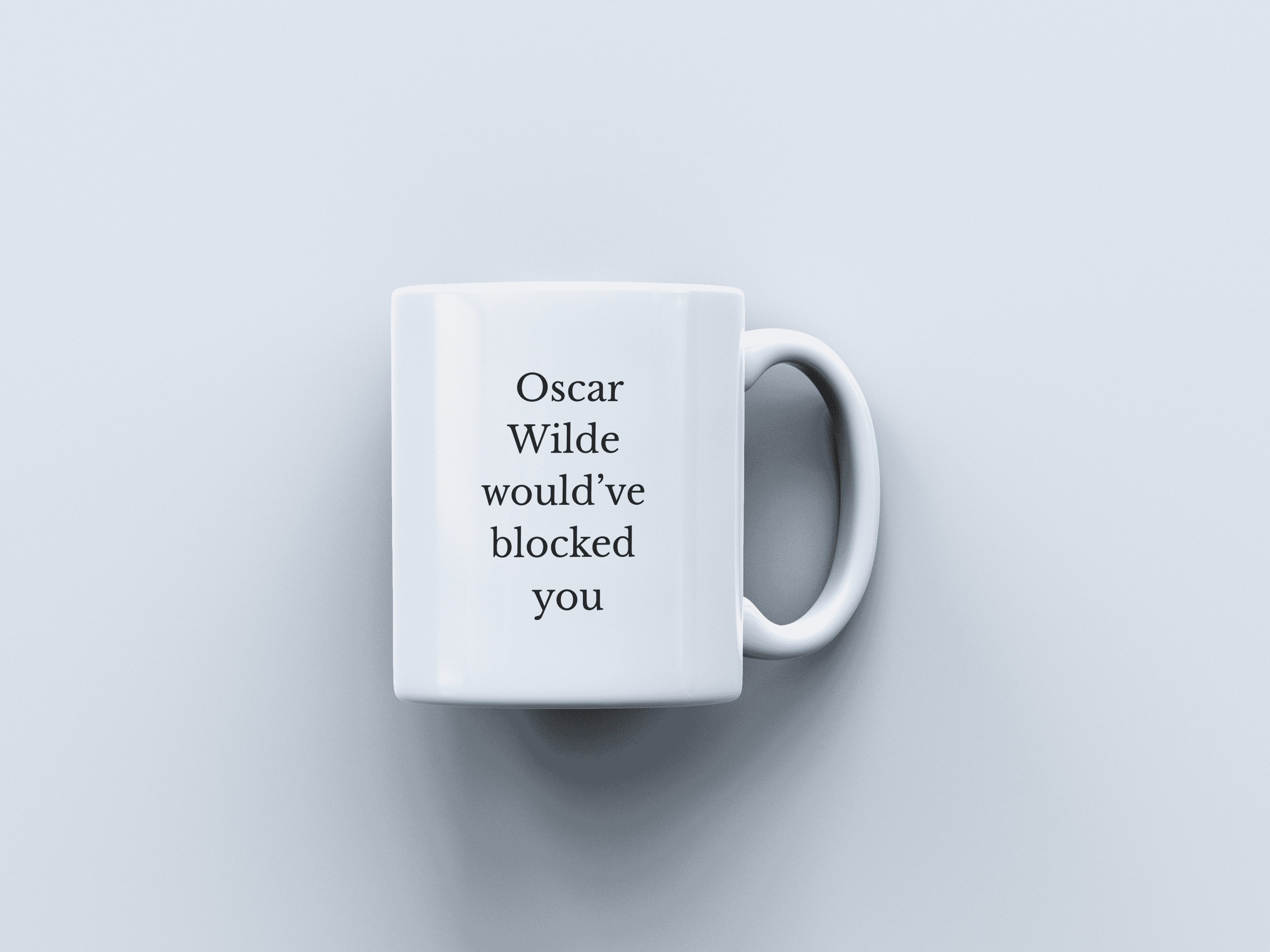Oscar Wilde White Coffee Mug