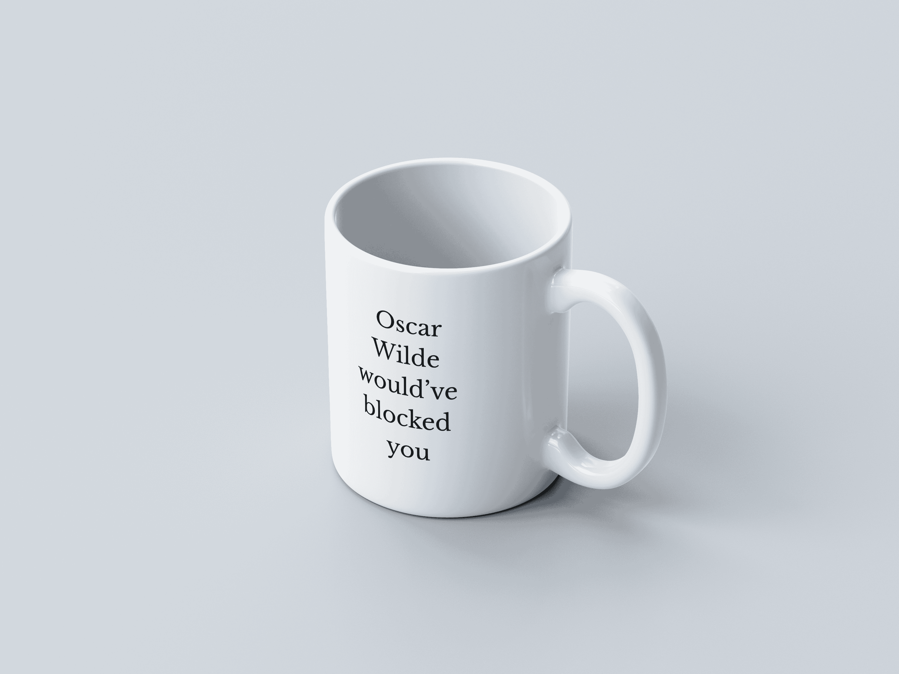 Oscar Wilde White Coffee Mug