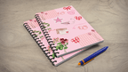 Paper Hearts Spiral Journal, A5 UNRULED