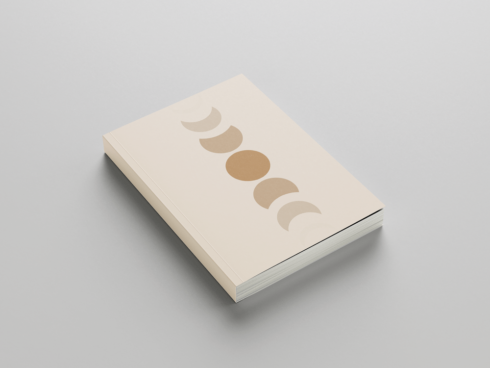 Pastel Lunar Journal, A5 UNRULED