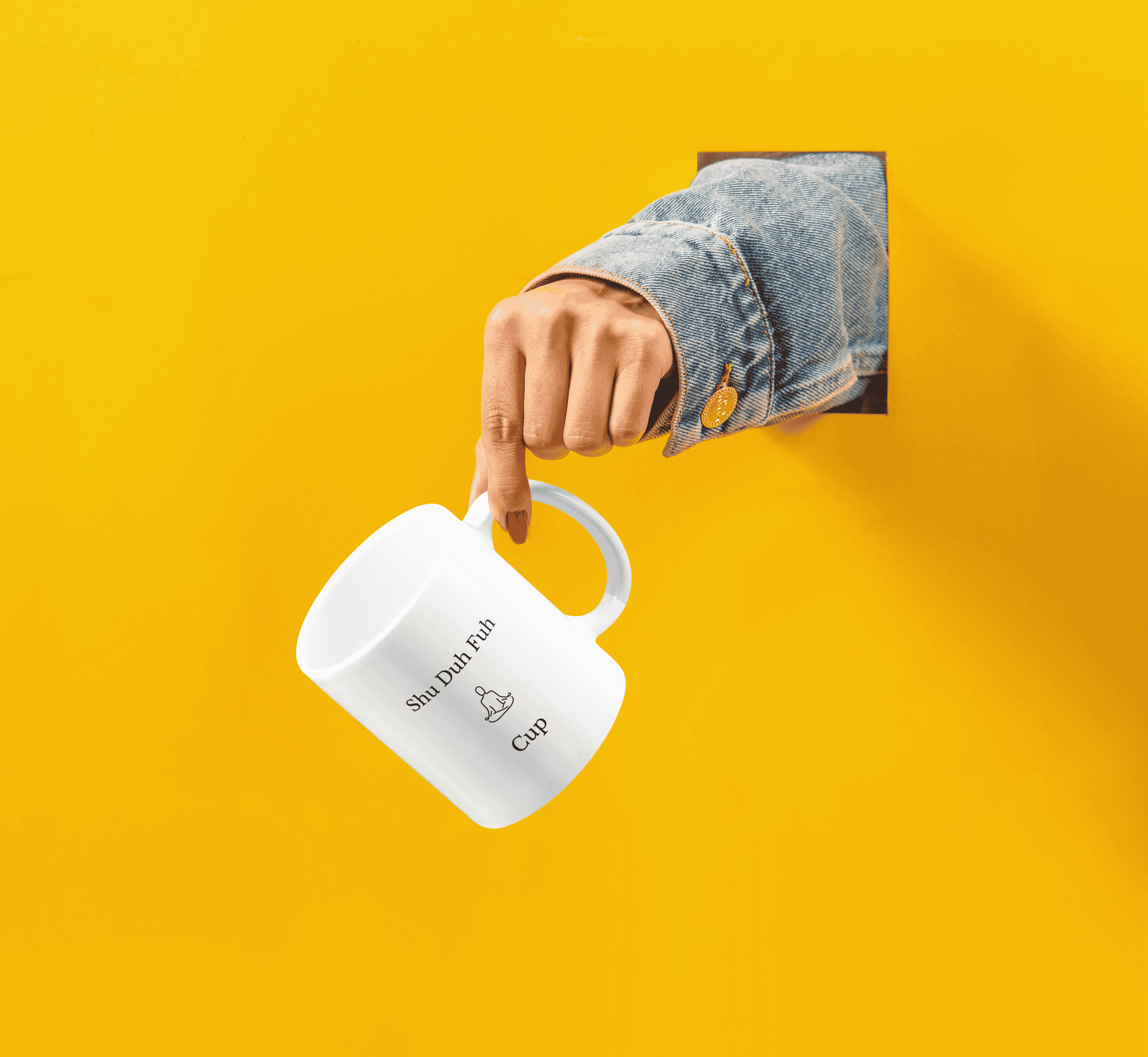 STFU White Coffee Mug