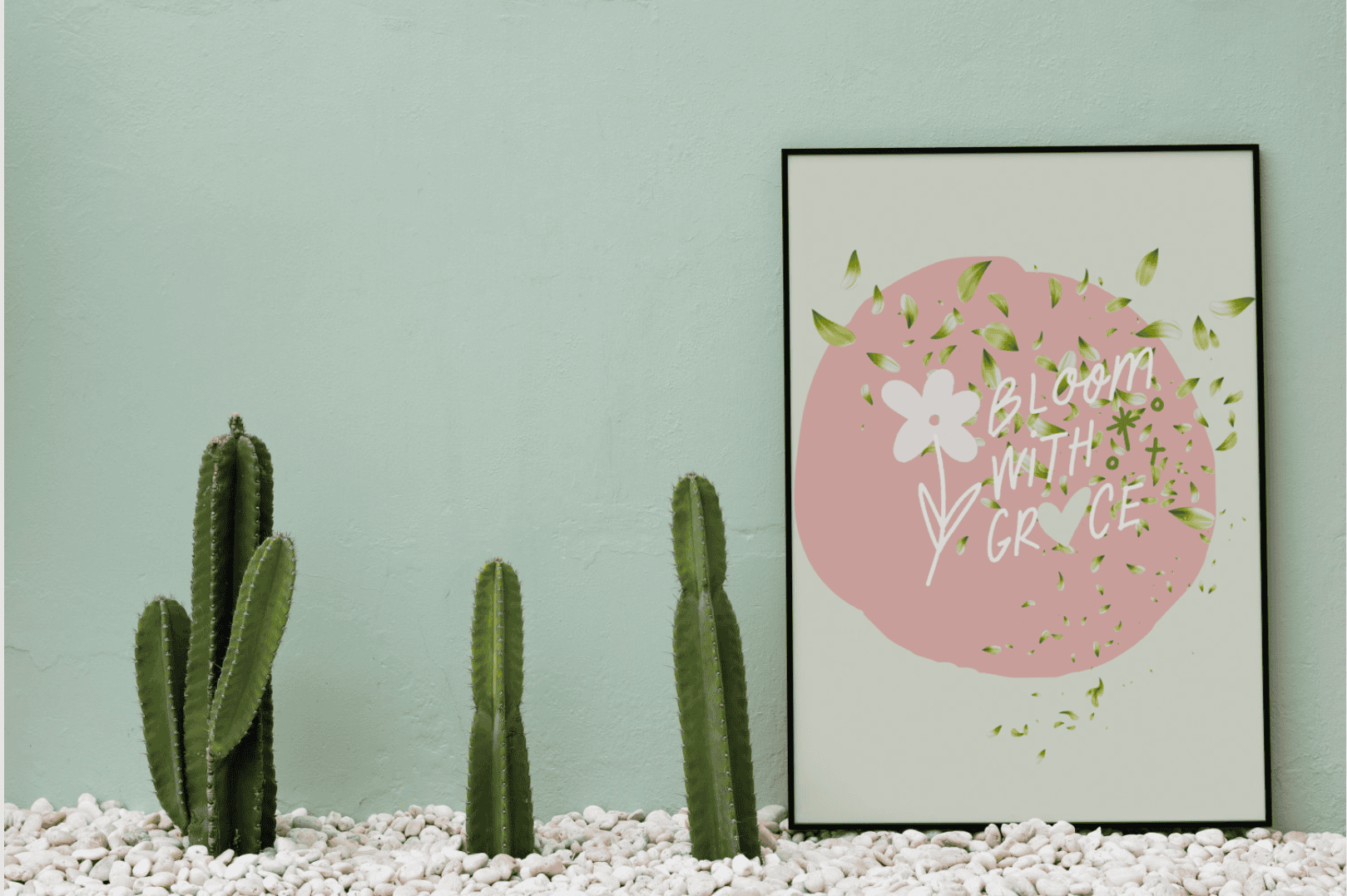 Bloom with Grace Poster