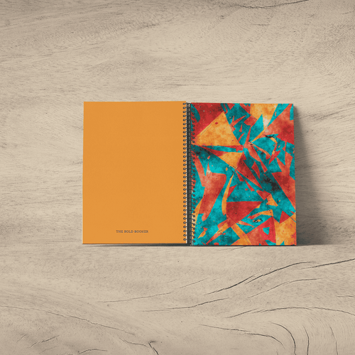 Abstract Art Spiral Journal, A5 UNRULED