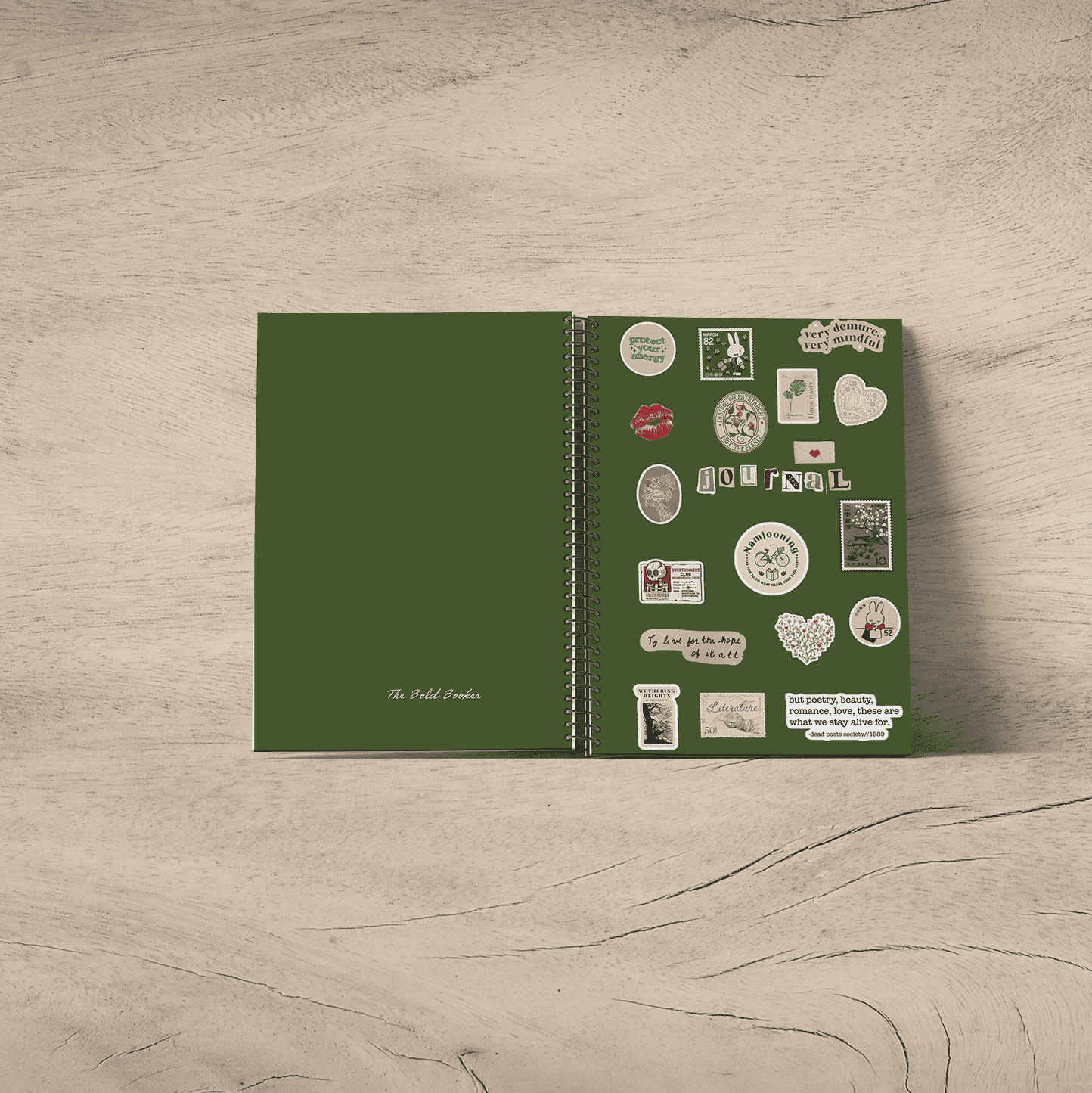 Forestcore Spiral Journal, A5 UNRULED