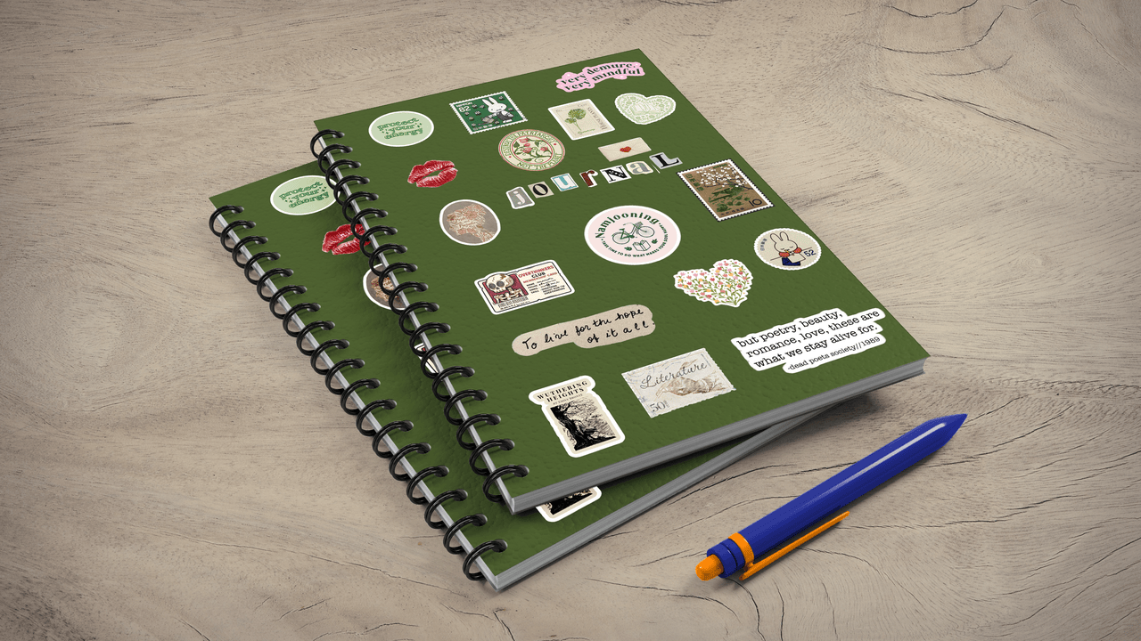 Forestcore Spiral Journal, A5 UNRULED