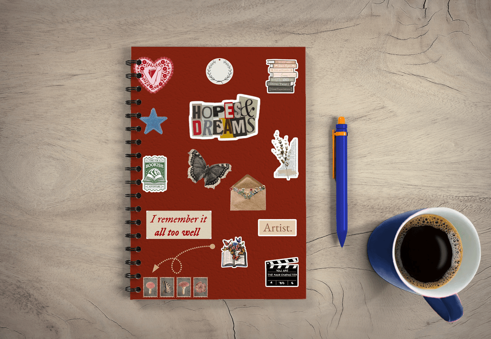 Hopes & Dreams Spiral Journal, A5 UNRULED