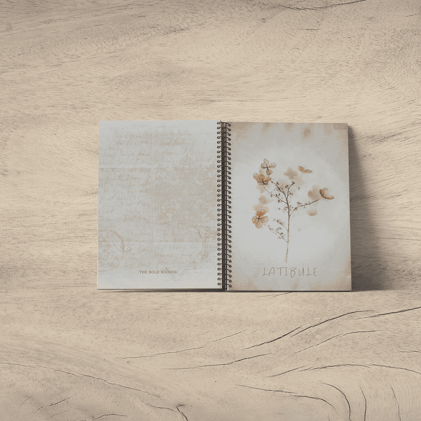 Soft Autumn Spiral Journal, UNRULED A5