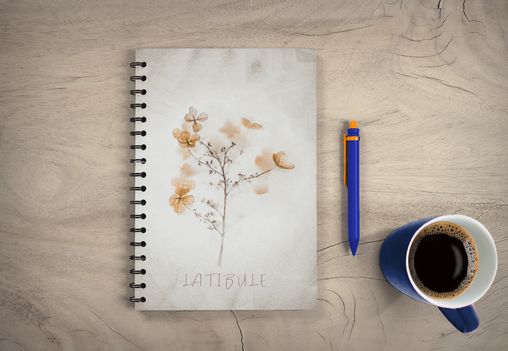 Soft Autumn Spiral Journal, UNRULED A5