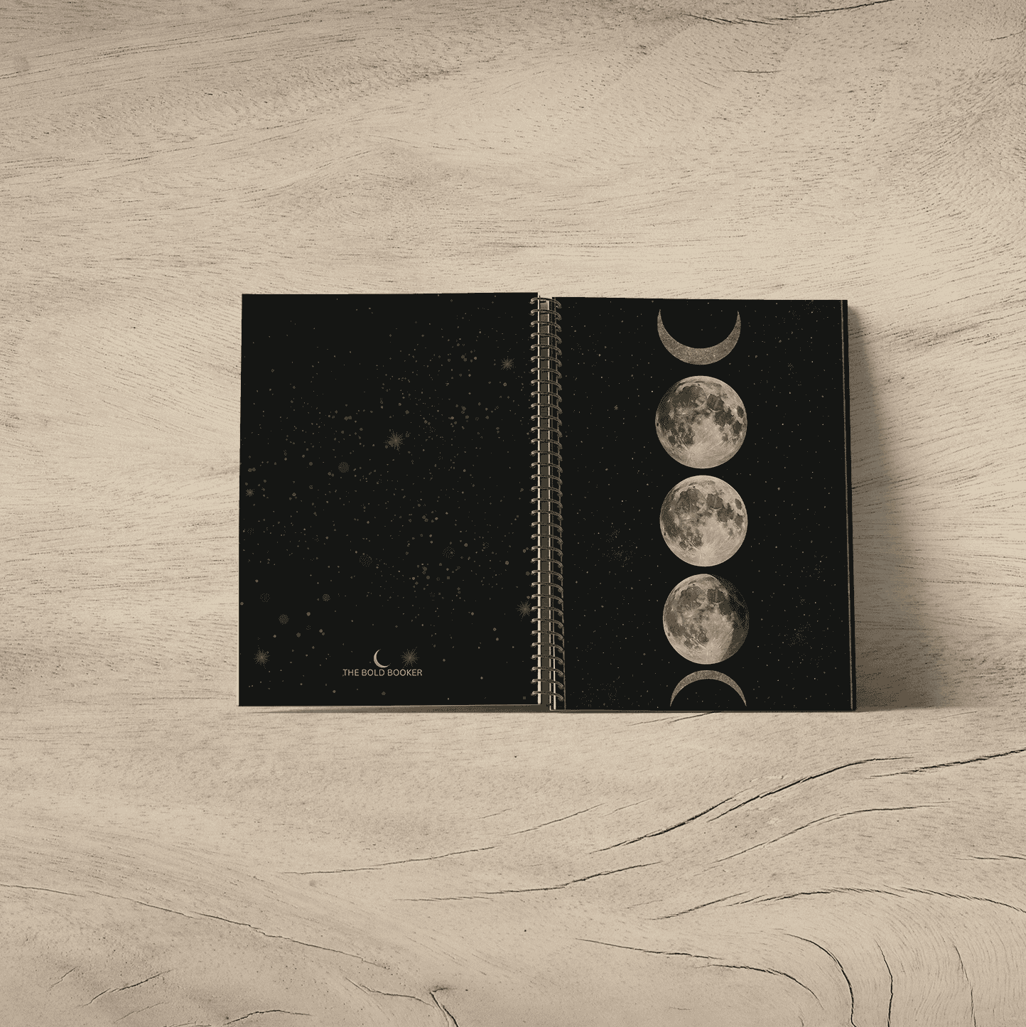 Lunar Spiral Journal, A5 UNRULED