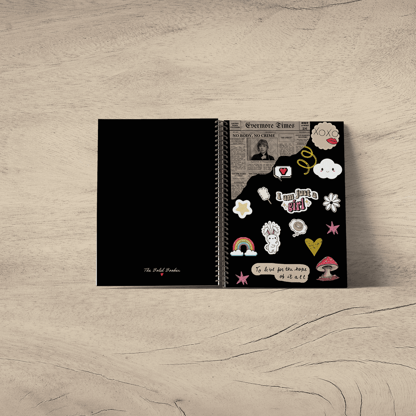 Vibes Spiral Journal, A5 UNRULED