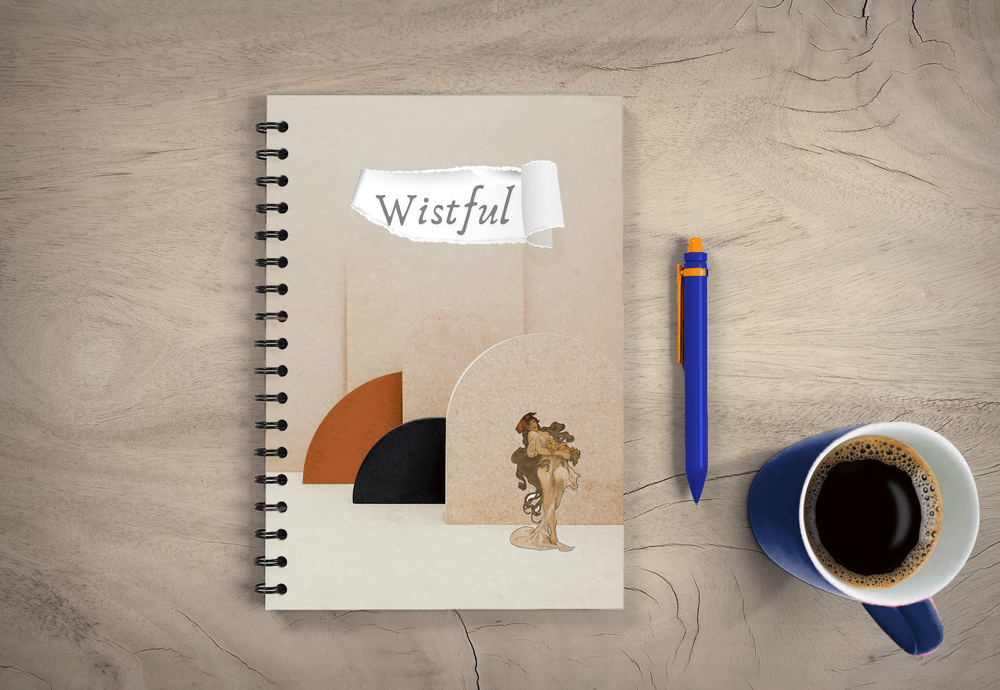 Wistful Spiral Journal, A5 UNRULED