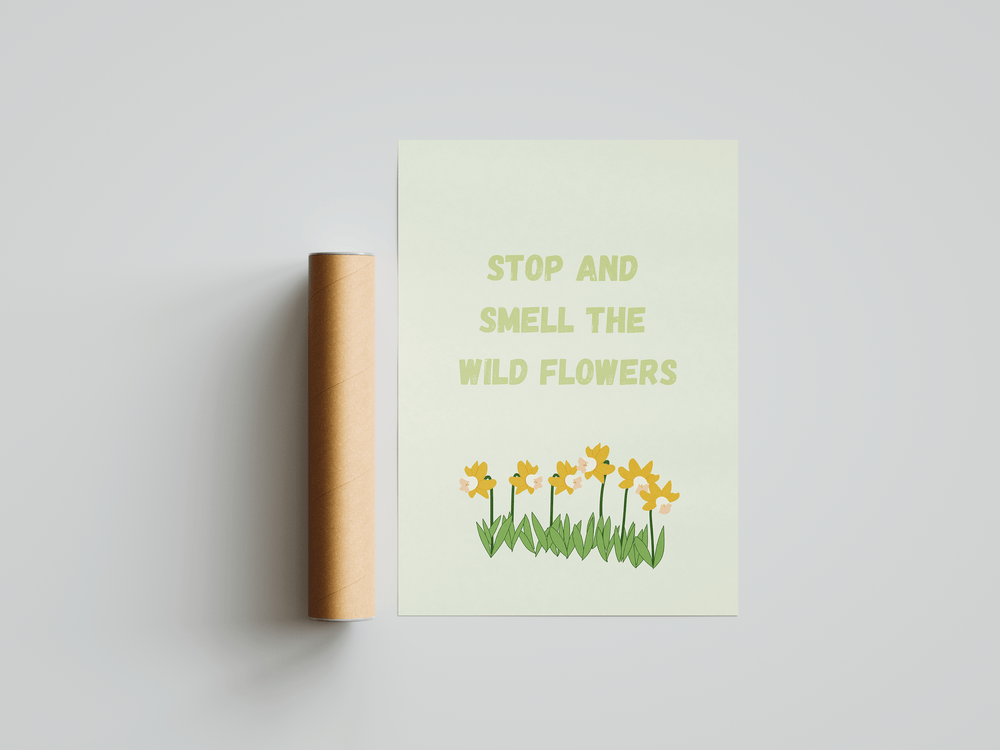 Wildflowers Aesthetic Poster
