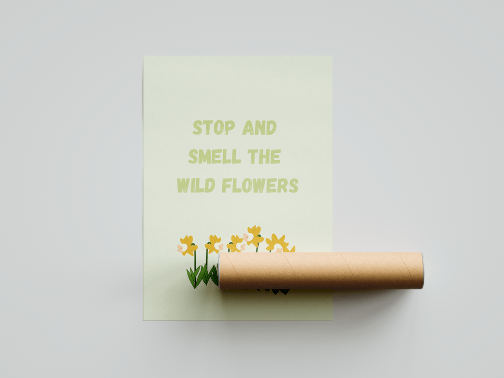 Wildflowers Aesthetic Poster