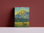 The Twilight Graze Premium Canvas Art Print