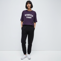 Tokyo 1980 Women Oversized T-shirt Pure Cotton - PURPLE