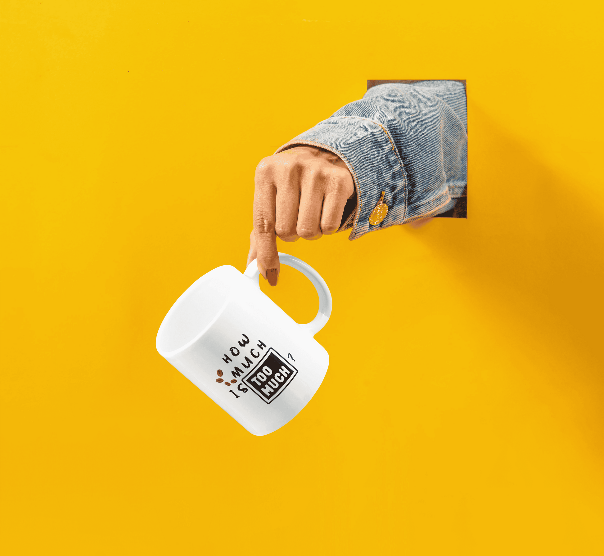 No Limit White Coffee Mug