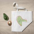 Love Always Pastel Tote Bag 100% Cotton with Zipper