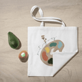 Art Therapy Tote Bag 100% Cotton with Zipper