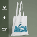 Wild & Free Tote Bag 100% Cotton with Zipper