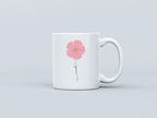 Tulip White Coffee Mug