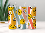 Cool Smiley Sip Tumbler Bottle with Straw