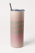 Trendy Manifest Aesthetic Tumbler Bottle