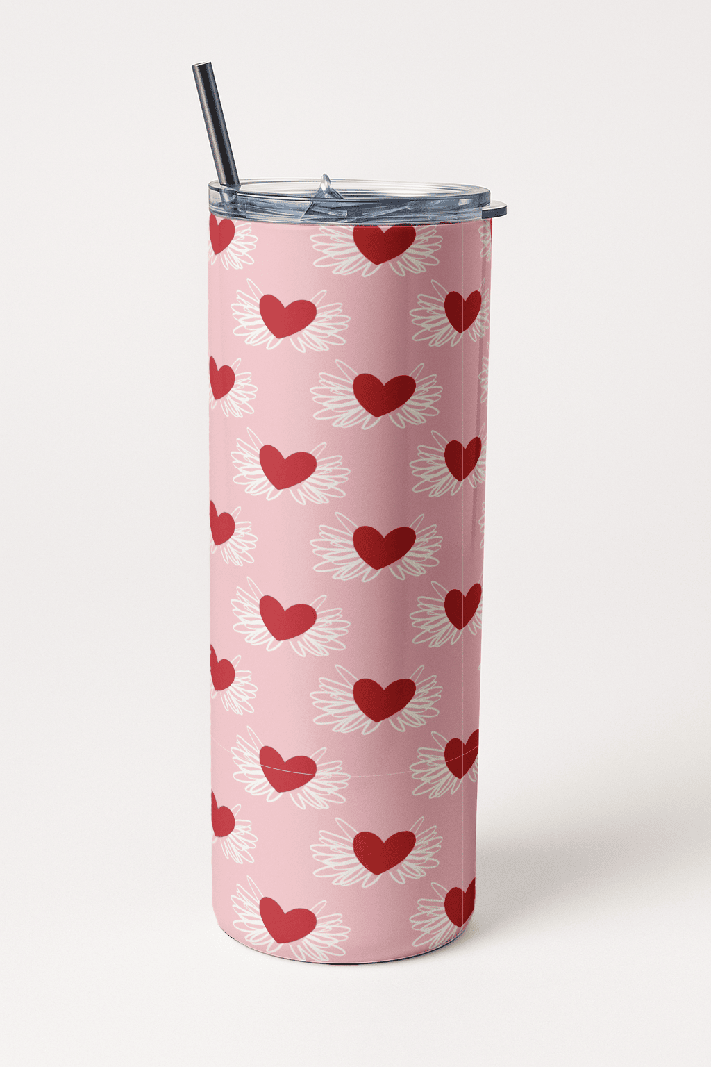Cupid Pop Aesthetic Tumbler Bottle with Straw