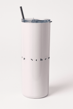 Blush Luxe Minimalist Tumbler Bottle with Straw