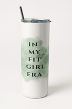 Fit Girl Era Tumbler Bottle with Straw