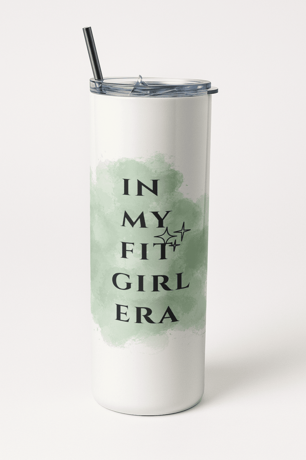 Fit Girl Era Tumbler Bottle with Straw