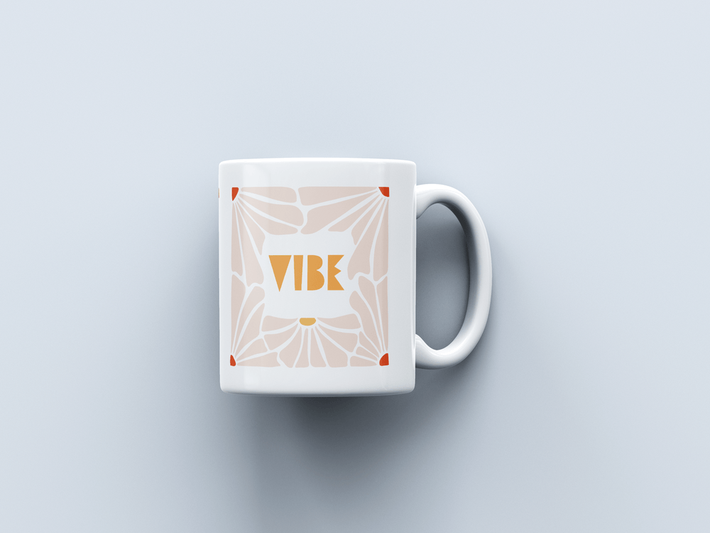 Vibe White Coffee Mug
