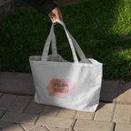 Free Your Energy Large Tote Bag 100% Cotton with Zipper