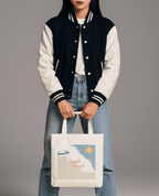 Beach Please Tote Bag 100% Cotton with Zipper