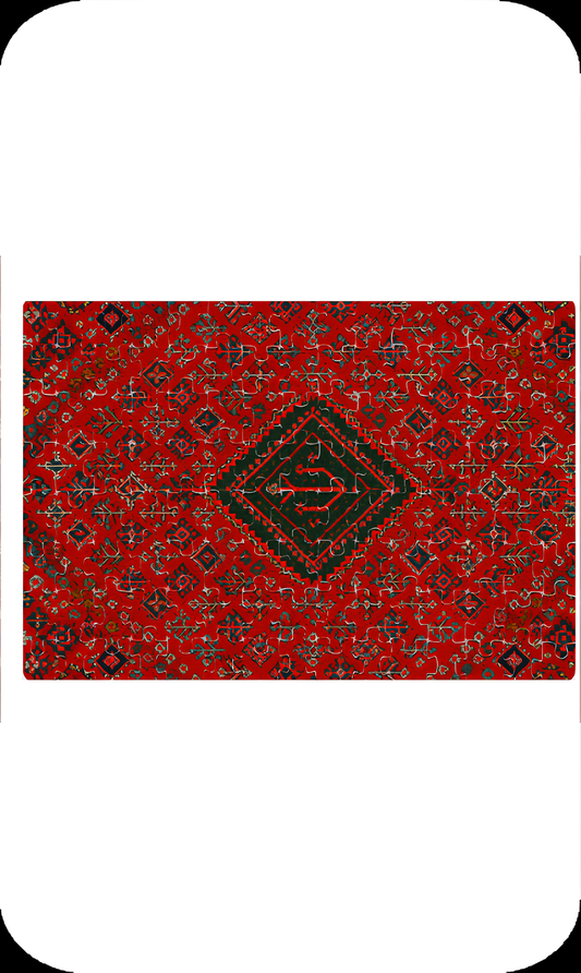 RED PERSIAN CARPET - JIGSAW PUZZLE