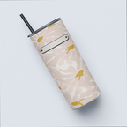 Petal Aesthetic Tumbler Bottle with Straw