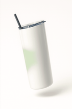 Green Aesthetic Affirmation Tumbler Bottle
