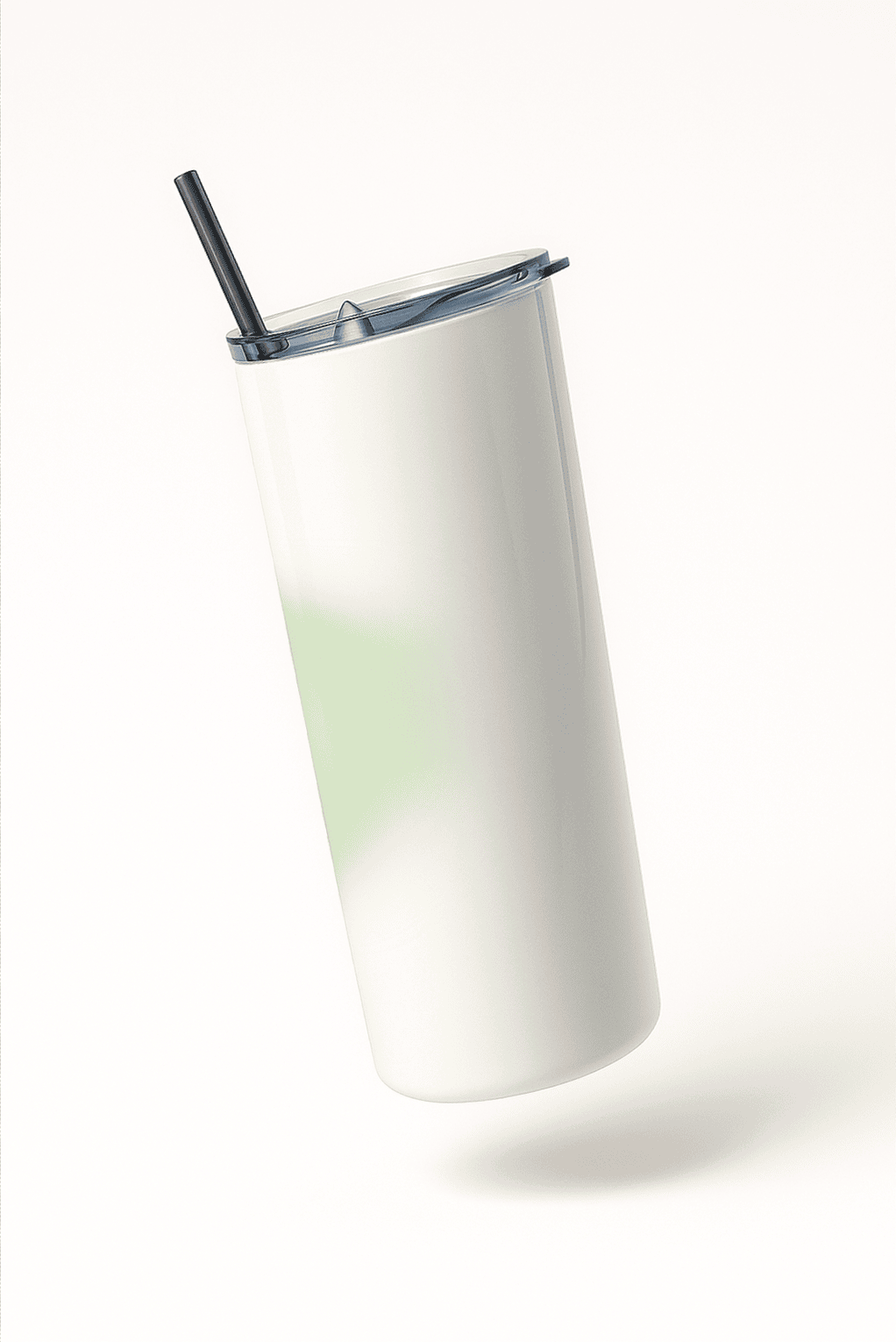 Green Aesthetic Affirmation Tumbler Bottle