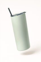 Green Aesthetic Manifesting Tumbler Bottle