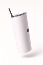 Trendy Pink Girly Sips Tumbler Bottle with Straw
