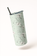 High on H2O Floral Print Tumbler Bottle with Straw